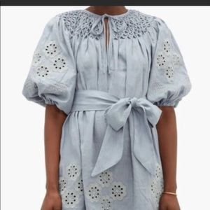 Innika Choo Mini Smock Hans Ufmafrok in Clay Size2